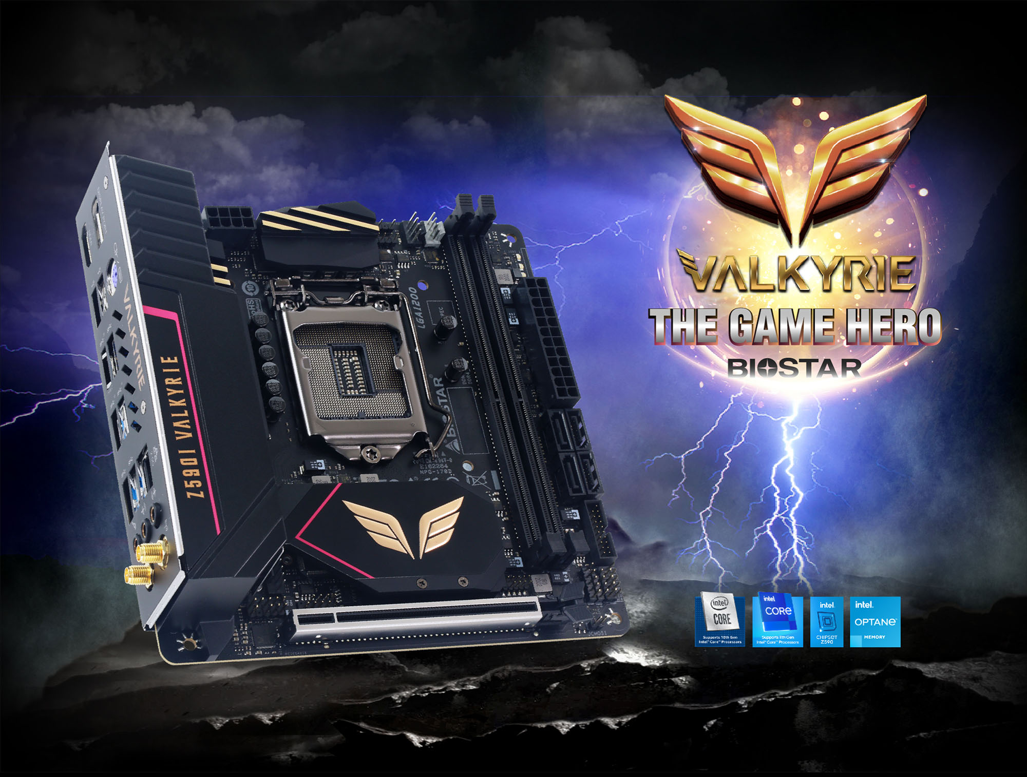 Z590I VALKYRIE｜BIOSTAR｜株式会社アユート PCパーツ・VR